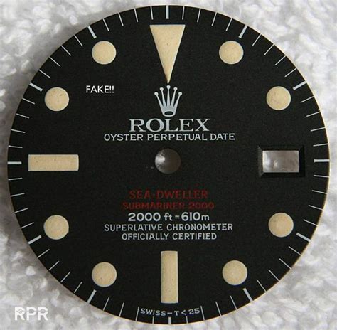 fake dials on watches|false rolex dial.